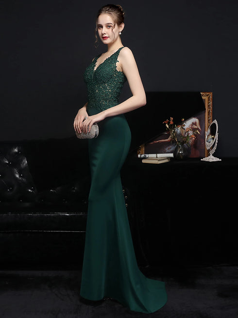 Sexy Elegant Luxury Wedding Evening Long Dresses for Women Rhinestone Prom Party Dresses Summer Dress